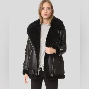 *NWOT* Leather Moto Style Jacket Size M